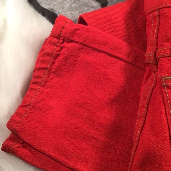 Vintage Red Guess jeans 27 - Picture 3 of 9